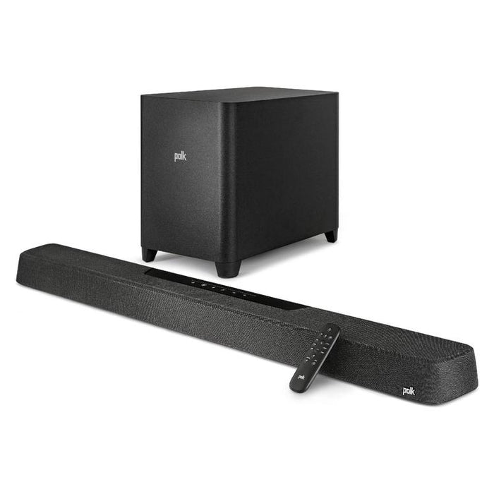 Polk MagniFi MAX AX | Système Cinéma maison 5.1.2 - Barre de son Max - 1 Caisson de graves 10" sans fil - Noir-Sonxplus Drummondville