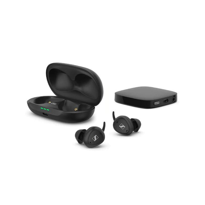 Sennheiser TV Clear Set | Écouteurs intra-auriculaires - Sans fil - Bluetooth - Connecteur pour téléviseur - Noir-Sonxplus Drummondville