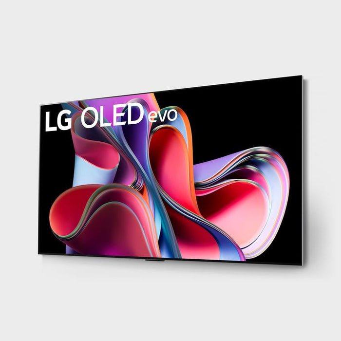 LG OLED65G3PUA | Téléviseur intelligent 65" 4K OLED Evo - Edition Gallery - Série G3 - Cinéma HDR - Processeur IA a9 Gén.6 4K - Noir-Sonxplus Drummondville