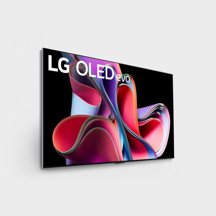 LG OLED65G3PUA | Téléviseur intelligent 65" 4K OLED Evo - Edition Gallery - Série G3 - Cinéma HDR - Processeur IA a9 Gén.6 4K - Noir-Sonxplus Drummondville