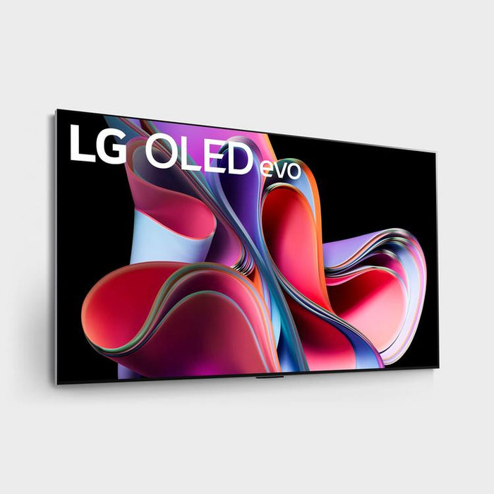 LG OLED65G3PUA | Téléviseur intelligent 65" 4K OLED Evo - Edition Gallery - Série G3 - Cinéma HDR - Processeur IA a9 Gén.6 4K - Noir-Sonxplus Drummondville