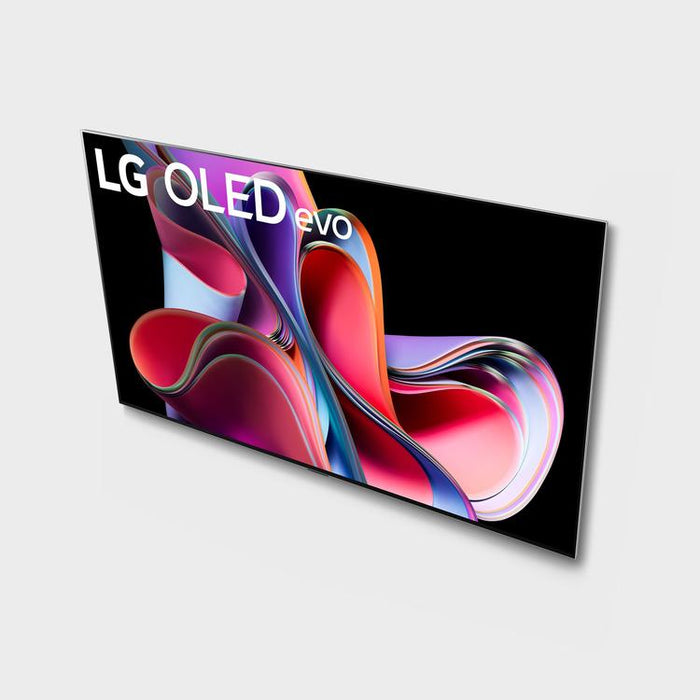 LG OLED65G3PUA | Téléviseur intelligent 65" 4K OLED Evo - Edition Gallery - Série G3 - Cinéma HDR - Processeur IA a9 Gén.6 4K - Noir-Sonxplus Drummondville