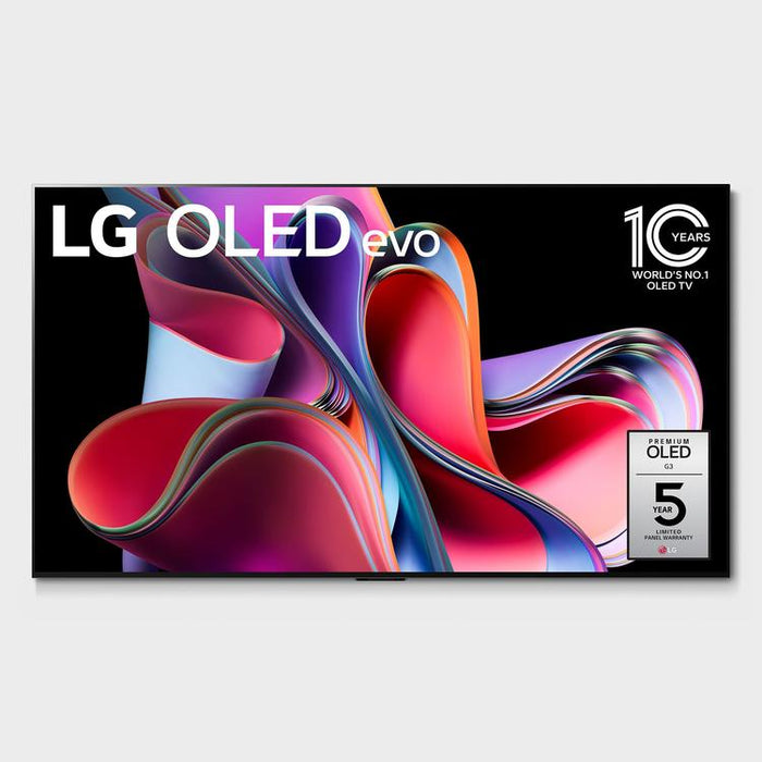 LG OLED83G3PUA | Téléviseur intelligent 83" 4K OLED Evo - Edition Gallery - Série G3 - Cinéma HDR - Processeur IA a9 Gén.6 4K - Noir-Sonxplus Drummondville