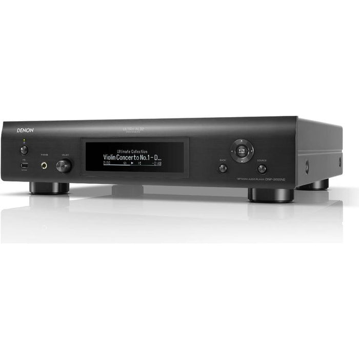 Denon DNP-2000NE | Lecteur réseau Haute Résolution - HEOS intégré - Wi-fi - Noir-Sonxplus Drummondville