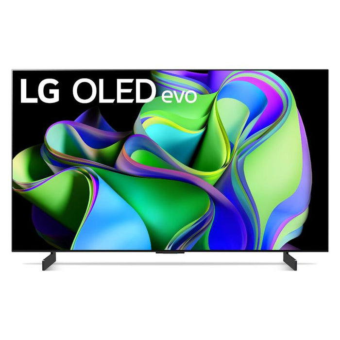 LG OLED42C3PUA | Téléviseur intelligent 42" OLED evo 4K - Série C3 - HDR - Processeur IA a9 Gen6 4K - Noir-Sonxplus Drummondville