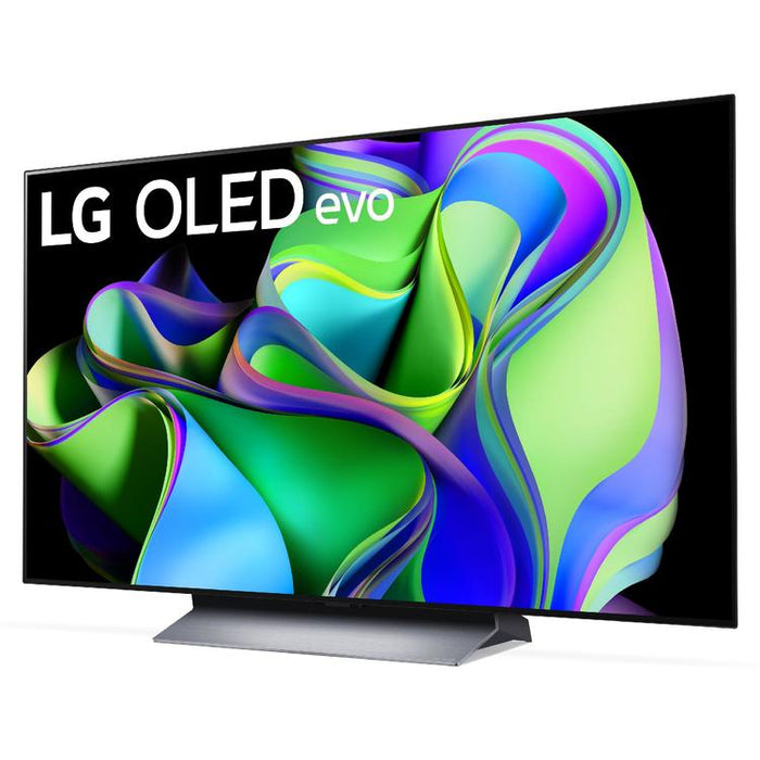 LG OLED48C3PUA | Téléviseur intelligent 48" OLED evo 4K - Série C3 - HDR - Processeur IA a9 Gen6 4K - Noir-Sonxplus Drummondville