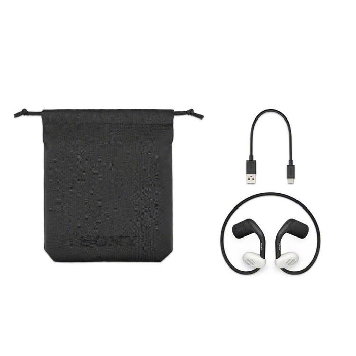 Sony Float Run WIOE610 | Ecouteurs avec micro - Supra-auriculaires - Bluetooth - Sans fil - Noir-Sonxplus Drummondville