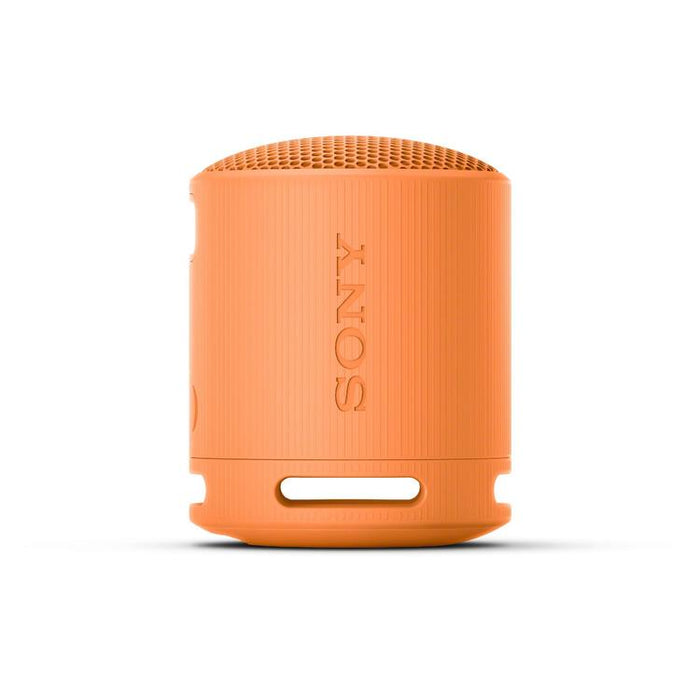 Sony SRS-XB100 | Haut-parleur portatif - Sans fil - Bluetooth - IP67 - Orange-Sonxplus Drummondville