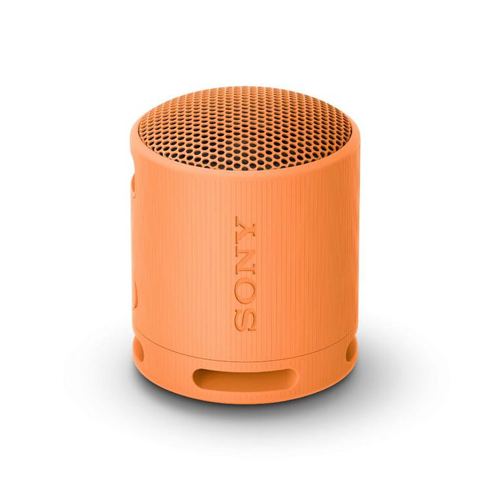 Sony SRS-XB100 | Haut-parleur portatif - Sans fil - Bluetooth - IP67 - Orange-Sonxplus Drummondville