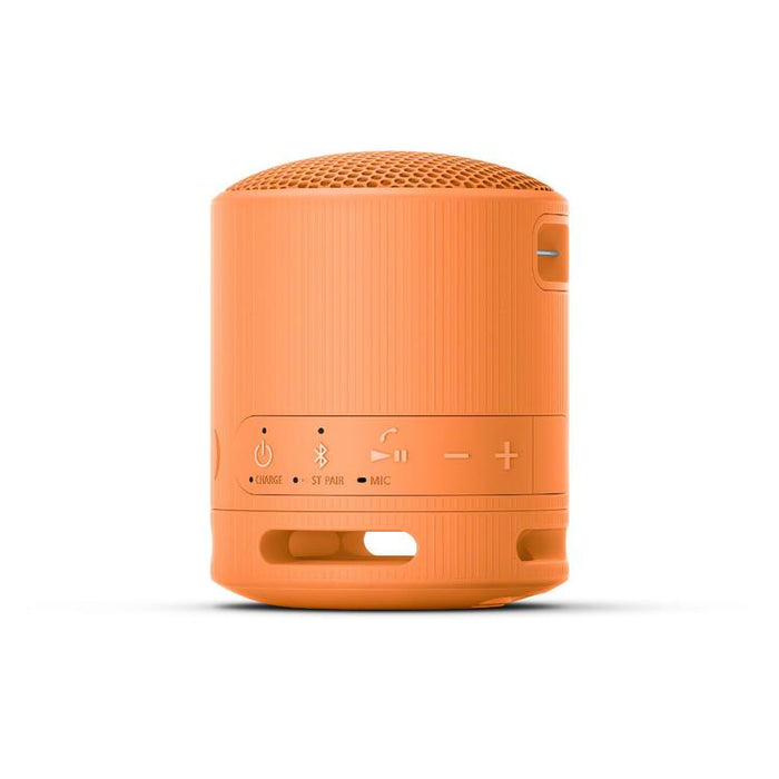 Sony SRS-XB100 | Haut-parleur portatif - Sans fil - Bluetooth - IP67 - Orange-Sonxplus Drummondville