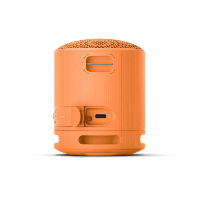 Sony SRS-XB100 | Haut-parleur portatif - Sans fil - Bluetooth - IP67 - Orange-Sonxplus Drummondville