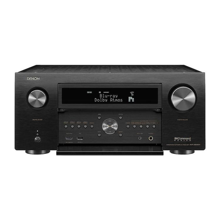 Denon AVRX8500HA & HOME250 | Ensemble Récepteur AV 13.2 canaux et haut-parleur sans-fil - Cinéma maison - Bluetooth - Wi-Fi - 8K - HEOS - Noir-Sonxplus Drummondville