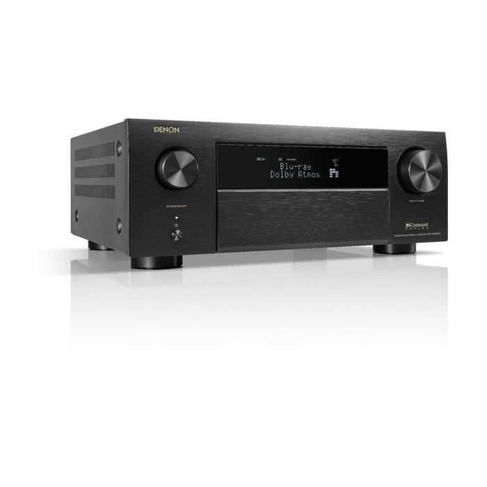 Denon AVRX4800H & HOME250 | Récepteur AV 9.4 canaux et haut-parleur sans-fil - 8K - Auro 3D - Cinéma maison - HEOS - Noir-Sonxplus Drummondville