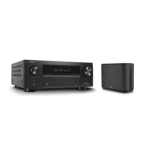 Denon AVRX3800H & HOME250 | Récepteur AV 9 canaux et haut-parleur sans-fil - Cinéma maison - Auro 3D - 8K - HEOS - Noir-Sonxplus Drummondville