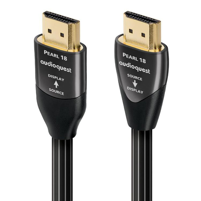 Audioquest Pearl | Câble HDMI actif - Transfert jusqu'à 8K Ultra HD - HDR - eARC - 18 Gbps - 15 Mètres-Sonxplus Drummondville