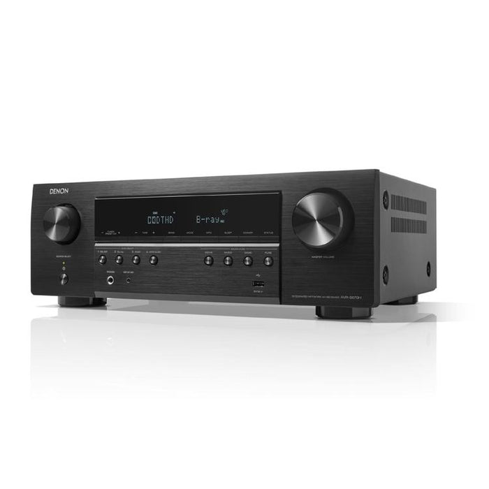 DENON AVRS670H | Récepteur AV cinéma maison 5.2 Canaux - HDMI 8K - Heos intégré - Bluetooth - Wi-Fi - Noir-Sonxplus Drummondville