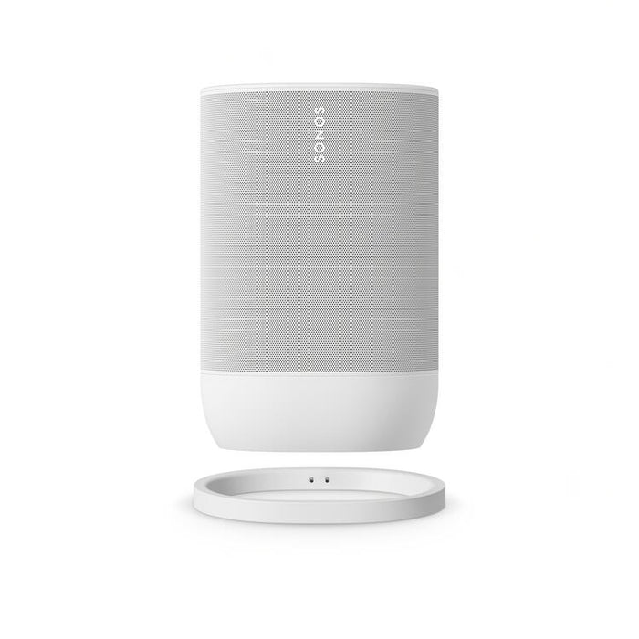 Sonos Move 2 | Haut-parleur sans fil - Stéréo - Commande Vocale - Jusqu'à 24 heures d'autonomies - Blanc-Sonxplus Drummondville