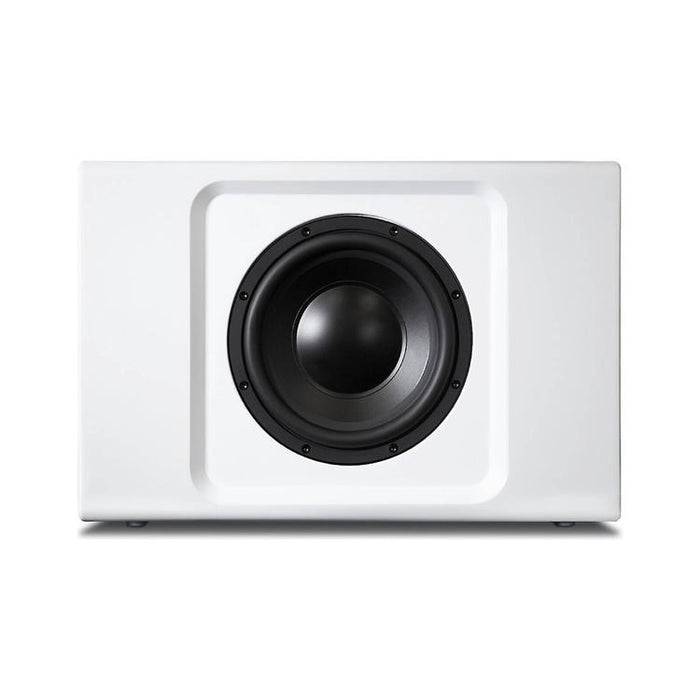 Bluesound PULSE SUB+ | Caisson de graves 8" sans fil - 150W - BluOS Controller - Blanc-Sonxplus Drummondville