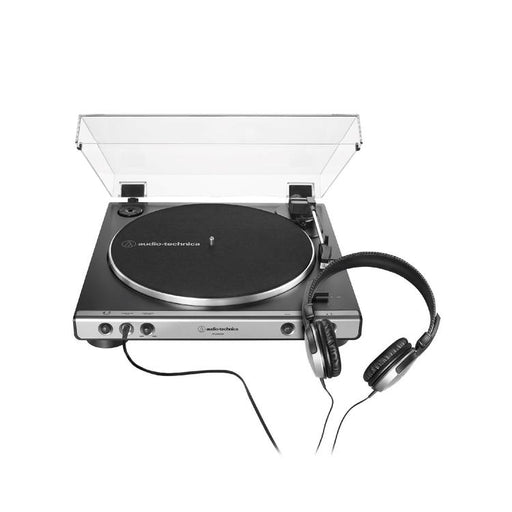 Audio Technica AT-LP60XHP-GM | Table tournante - Stéréo - Avec casque - Métal Gun-Sonxplus Drummondville