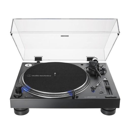 Audio Technica AT-LP140XP-BK | Table tournante Professionnelle - Entraînement direct pour DJ - Noir-Sonxplus Drummondville