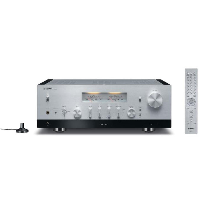 Yamaha RN2000A | Récepteur réseau hi-fi stéréo avec MusicCast - 120 W + 120 W - Airplay - Argent-Sonxplus Drummondville