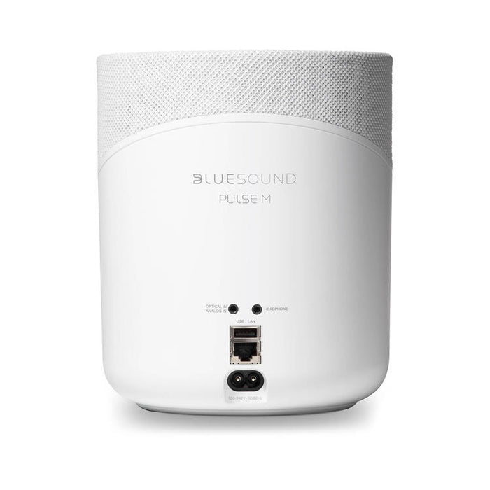 Bluesound PULSE M | Haut-parleur sans fil multi-pièces - Diffuseur de musique en continu - Blanc-Sonxplus Drummondville