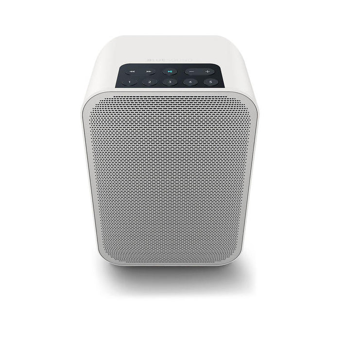 Bluesound PULSE FLEX 2i | Haut-parleur de diffusion multi-pièces - Sans fil - Portable - Bluetooth - Blanc-Sonxplus Drummondville