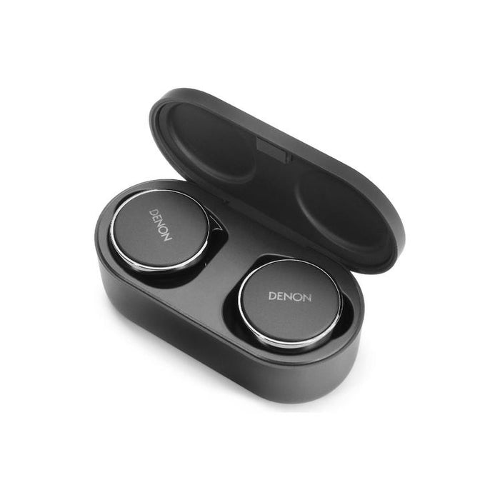 Denon PERL PRO | Écouteurs intra-auriculaires - Sans fil - Bluetooth - Technologie Masimo Adaptive Acoustic - Noir-Sonxplus Drummondville