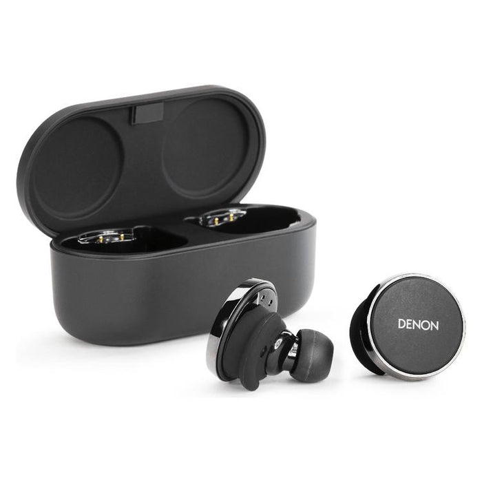 Denon PERL PRO | Écouteurs intra-auriculaires - Sans fil - Bluetooth - Technologie Masimo Adaptive Acoustic - Noir-Sonxplus Drummondville