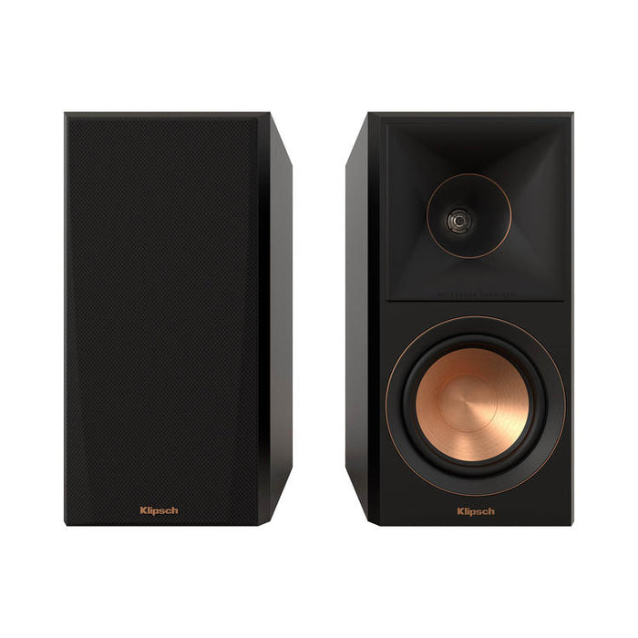 Klipsch RP-500M II | Haut-parleurs d'étagères 5.25" - 75W - Noir - Paire-Sonxplus Drummondville