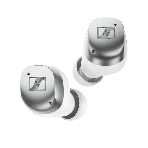 Sennheiser MOMENTUM True Wireless 4 | Écouteurs intra-auriculaires - Sans fil - Réduction adaptative du bruit - Blanc/Argent-Sonxplus Drummondville