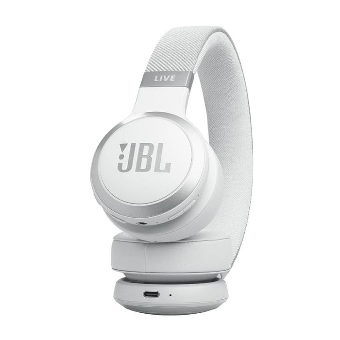 JBL Live 670NC | Écouteurs circum-auriculaires - Sans fil - Bluetooth - Blanc-Sonxplus Drummondville