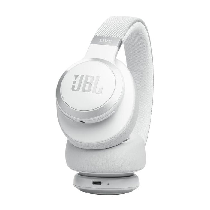 JBL Live 770NC | Écouteurs circum-auriculaires - Sans fil - Bluetooth - Blanc-Sonxplus Drummondville