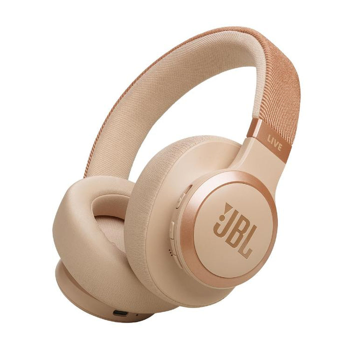 JBL Live 770NC | Écouteurs circum-auriculaires - Sans fil - Bluetooth - Sable-Sonxplus Drummondville