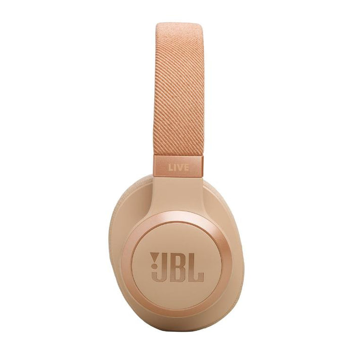 JBL Live 770NC | Écouteurs circum-auriculaires - Sans fil - Bluetooth - Sable-Sonxplus Drummondville