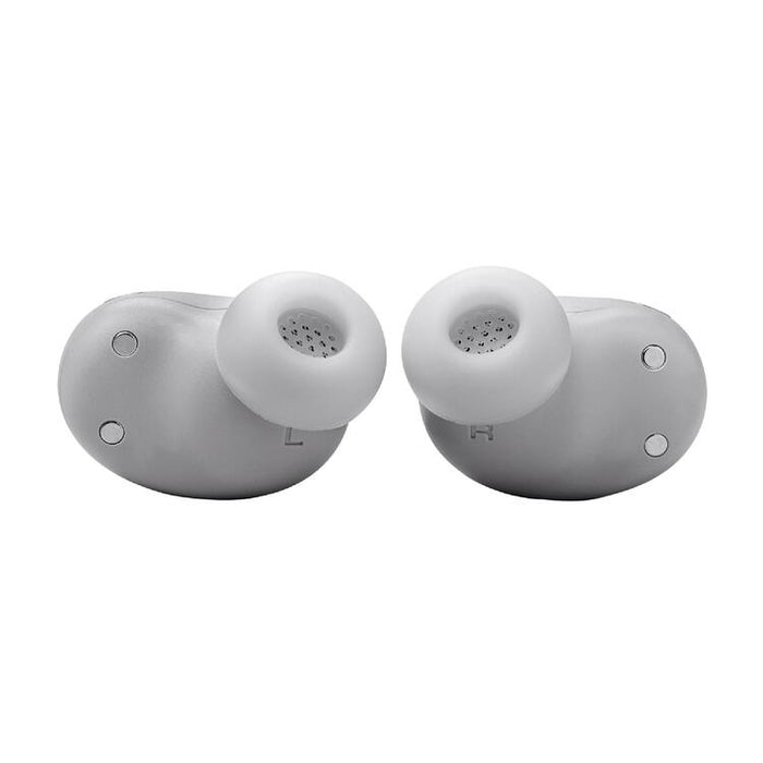 JBL Live Buds 3 | Écouteurs intra-auriculaires - Écran tactile LED 1,45" - Bluetooth - Argent-Sonxplus Drummondville