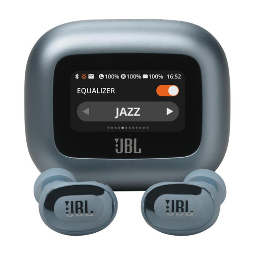 JBL Live Buds 3 | Écouteurs intra-auriculaires - Écran tactile LED 1,45" - Bluetooth - Bleu-Sonxplus Drummondville