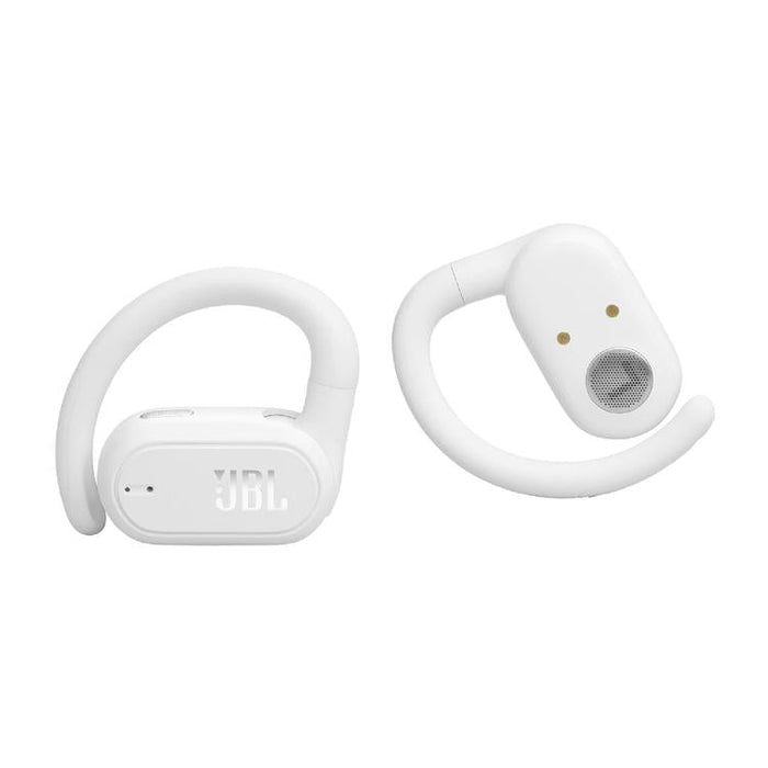 JBL Soundgear Sense | Écouteurs sportifs à conduction - Bluetooth - Blanc-Sonxplus Drummondville