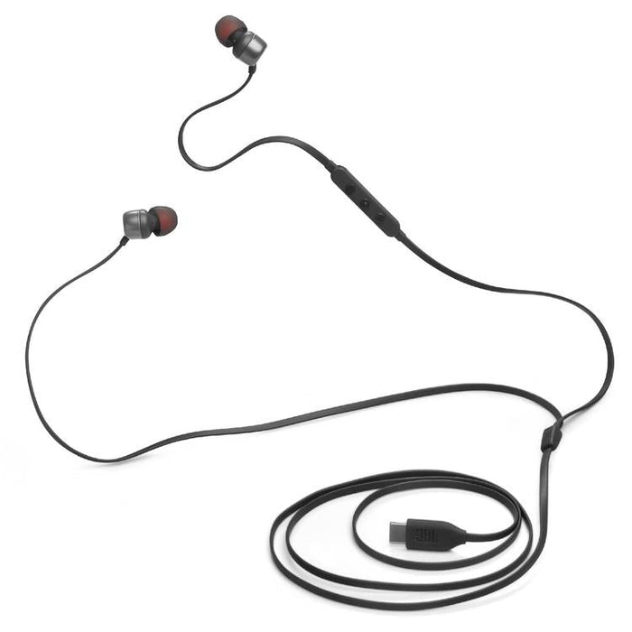 JBL Tune 310C | Écouteurs intra-auriculaires - Filaire - USB-C - Télécommande 3 boutons - Noir-Sonxplus Drummondville