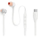 JBL Tune 310C | Écouteurs intra-auriculaires - Filaire - USB-C - Télécommande 3 boutons - Blanc-Sonxplus Drummondville