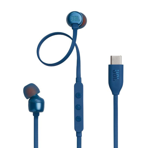 JBL Tune 310C | Écouteurs intra-auriculaires - Filaire - USB-C - Télécommande 3 boutons - Bleu-Sonxplus Drummondville