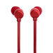 JBL Tune 310C | Écouteurs intra-auriculaires - Filaire - USB-C - Télécommande 3 boutons - Rouge-Sonxplus Drummondville