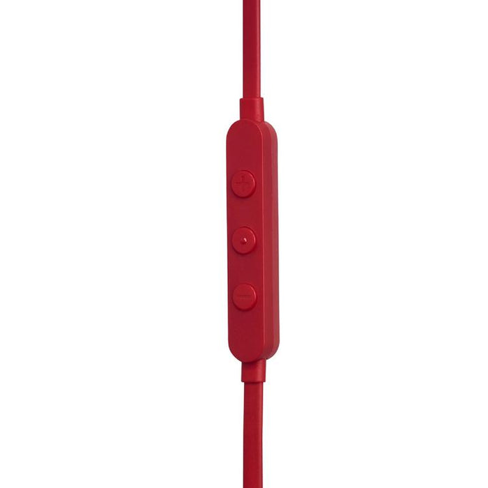 JBL Tune 310C | Écouteurs intra-auriculaires - Filaire - USB-C - Télécommande 3 boutons - Rouge-Sonxplus Drummondville