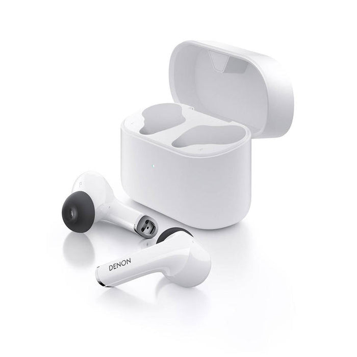 Denon AHC830NCW | Écouteurs sans fil - Intra-auriculaires - Réduction active du bruit - Blanc-Sonxplus Drummondville