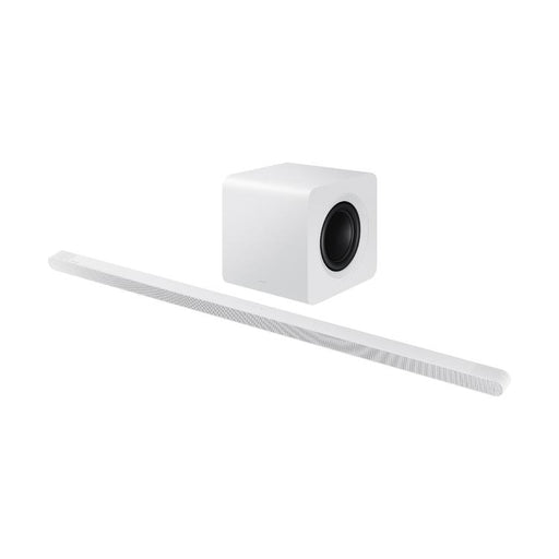 Samsung HW-S801D | Barre de son ultra slim - 3.1.2 canaux - Caisson de graves sans fil - 330W - Dolby Atmos - Bluetooth - Blanc-Sonxplus Drummondville