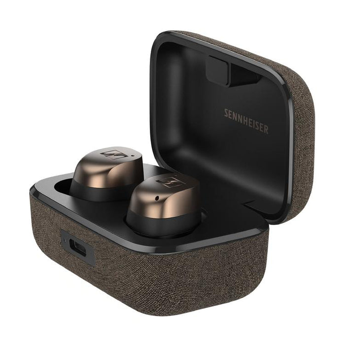 Sennheiser MOMENTUM True Wireless 4 | Écouteurs intra-auriculaires - Sans fil - Réduction adaptative du bruit - Noir/Cuivre | Sonxplus Drummondville