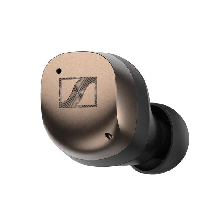 Sennheiser MOMENTUM True Wireless 4 | Écouteurs intra-auriculaires - Sans fil - Réduction adaptative du bruit - Noir/Cuivre | Sonxplus Drummondville