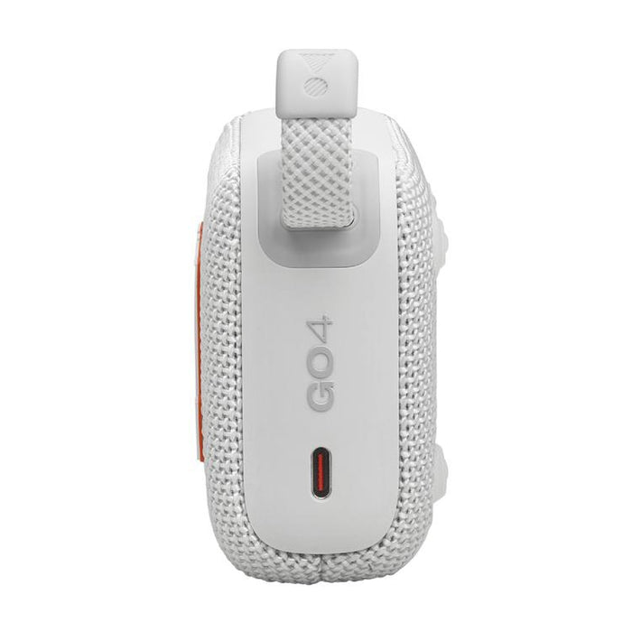 JBL GO 4 | Mini haut-parleur portable - Bluetooth - IP67 - Blanc-Sonxplus Drummondville