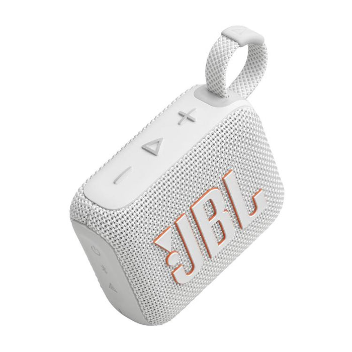 JBL GO 4 | Mini haut-parleur portable - Bluetooth - IP67 - Blanc-Sonxplus Drummondville