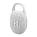 JBL Clip 5 | Haut-parleur à mousqueton portable - Bluetooth - IP67 - Blanc-Sonxplus Drummondville